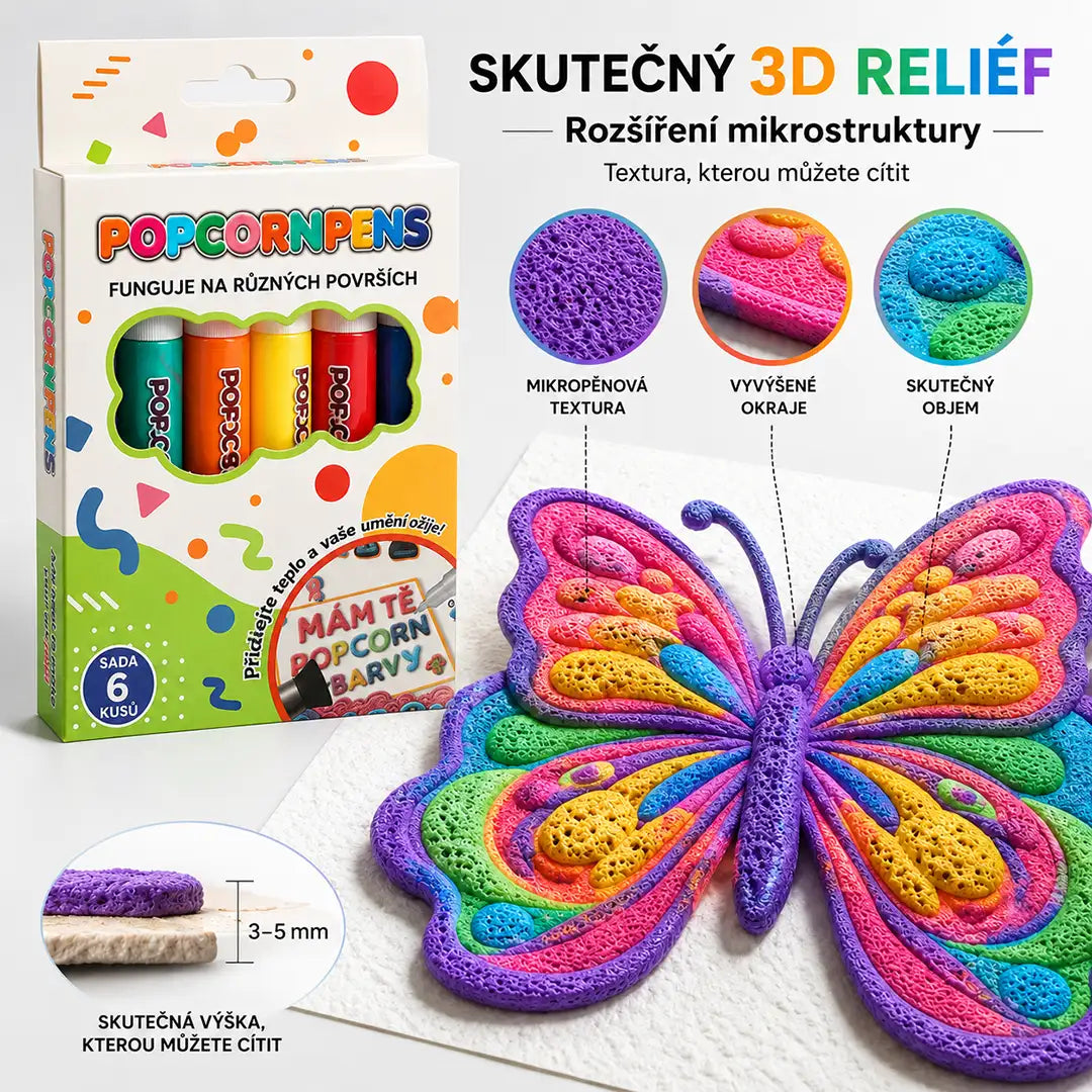 Dnes ušetříte 70 %🔥 丨🌿Topacme® 3D reliéfní pero – proměňte ploché kresby v hmatatelné 3D umění