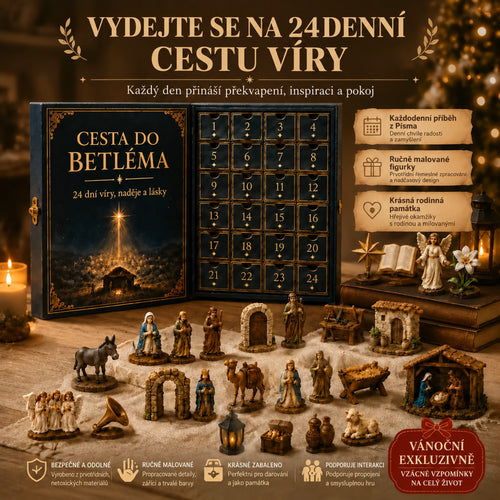Limitovaná edice! 🔥 🎉Pouze 200 kusů! 🌟🎄Adventní kalendář Cesta do Betléma 2026