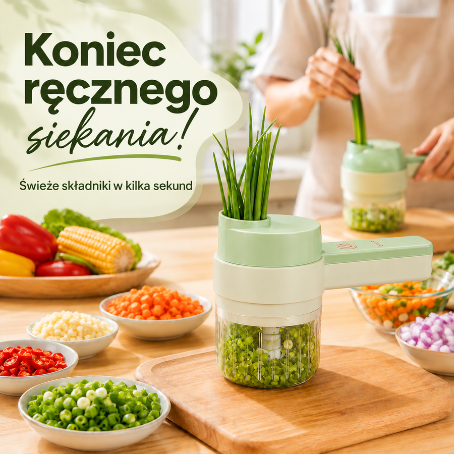 Ręczny elektryczny rozdrabniacz 4 w 1