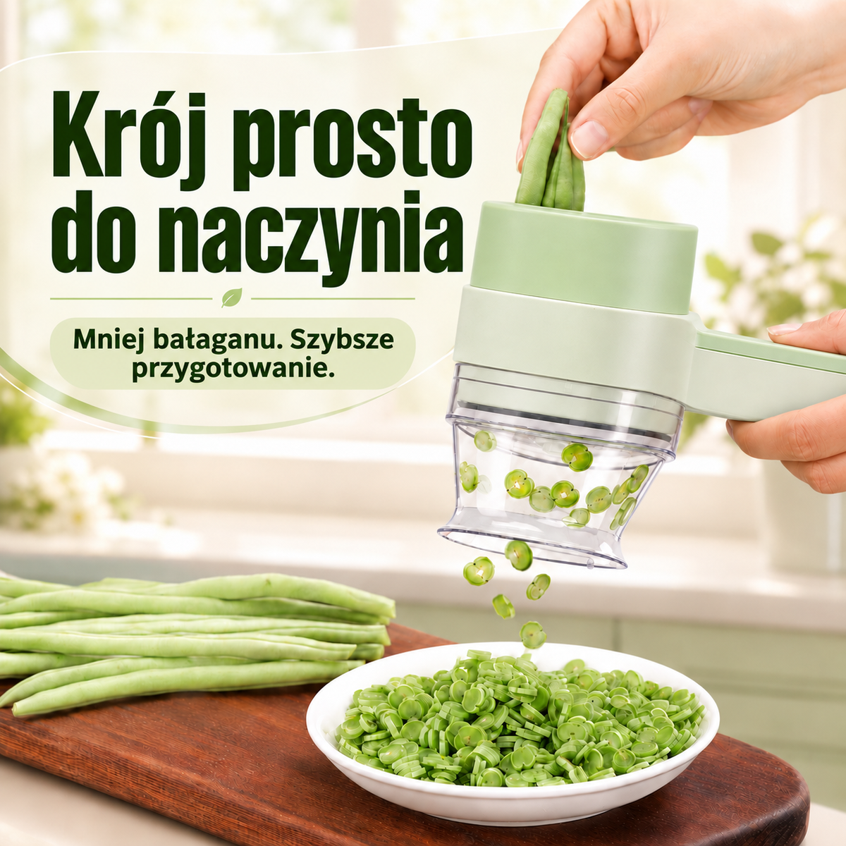 POSLEDNÍ DEN – SLEVA 70 % 🔥✨ Ruční elektrický sekáček 4 v 1