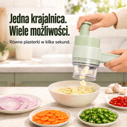 POSLEDNÍ DEN – SLEVA 70 % 🔥✨ Ruční elektrický sekáček 4 v 1