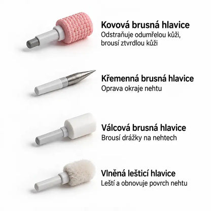 |⚡2026 Obří Sleva 70% OFF🔥|✨PurieJoy® Profesionální Elektrický Pilník a Leštička na Nehty 2 v 1