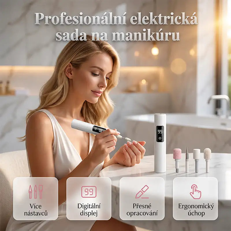 |⚡2026 Obří Sleva 70% OFF🔥|✨PurieJoy® Profesionální Elektrický Pilník a Leštička na Nehty 2 v 1