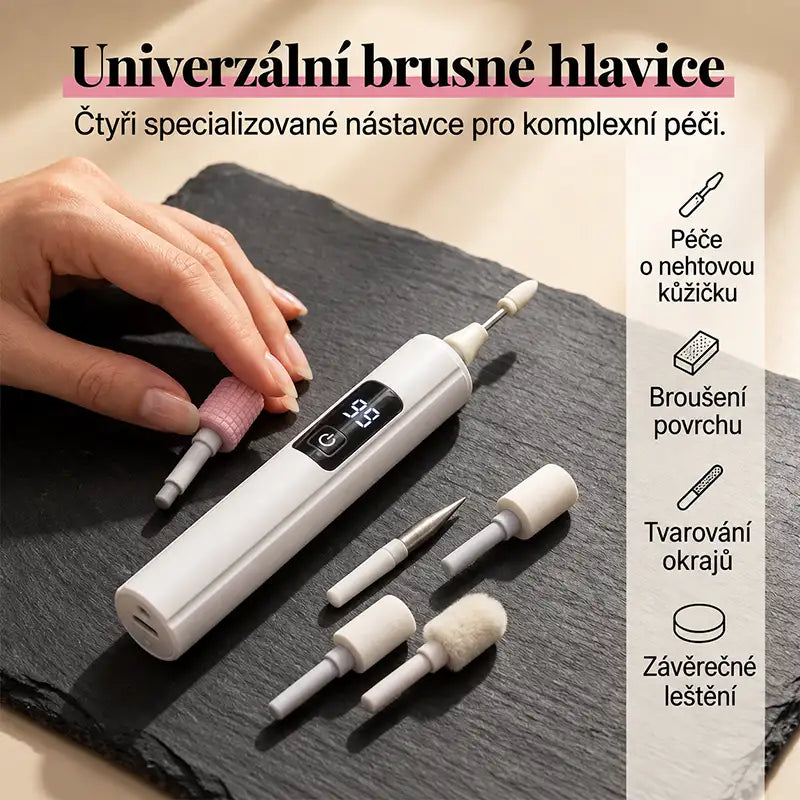 |⚡2026 Obří Sleva 70% OFF🔥|✨PurieJoy® Profesionální Elektrický Pilník a Leštička na Nehty 2 v 1