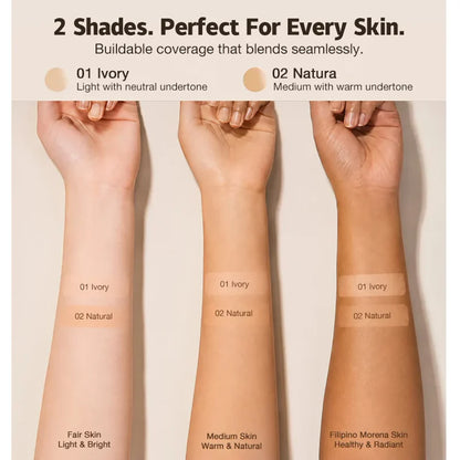 | 🔥SLEVA 70 % POUZE TEĎ! |🌿2 IN 1 Foundation Stick with Brush SPF 25 PA++ 16 Hours Waterproof And Sweatproof | Morena-friendly