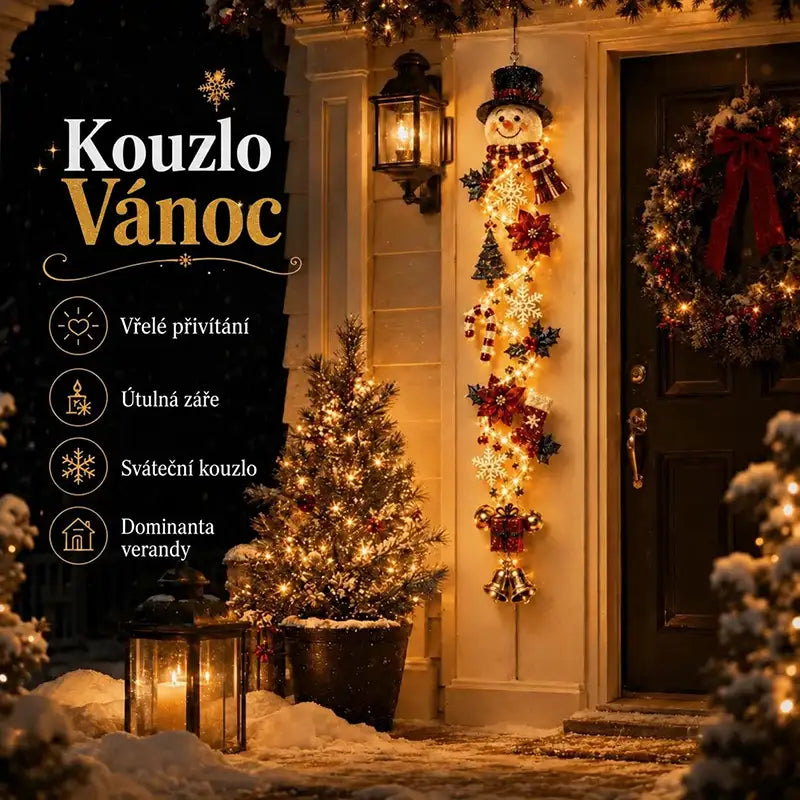 |⏳ Poslední den! Sleva 70 % – 🎄🎅 Svítící vánoční dekorace MerryCascade™ | 6 svátečních motivů ✨