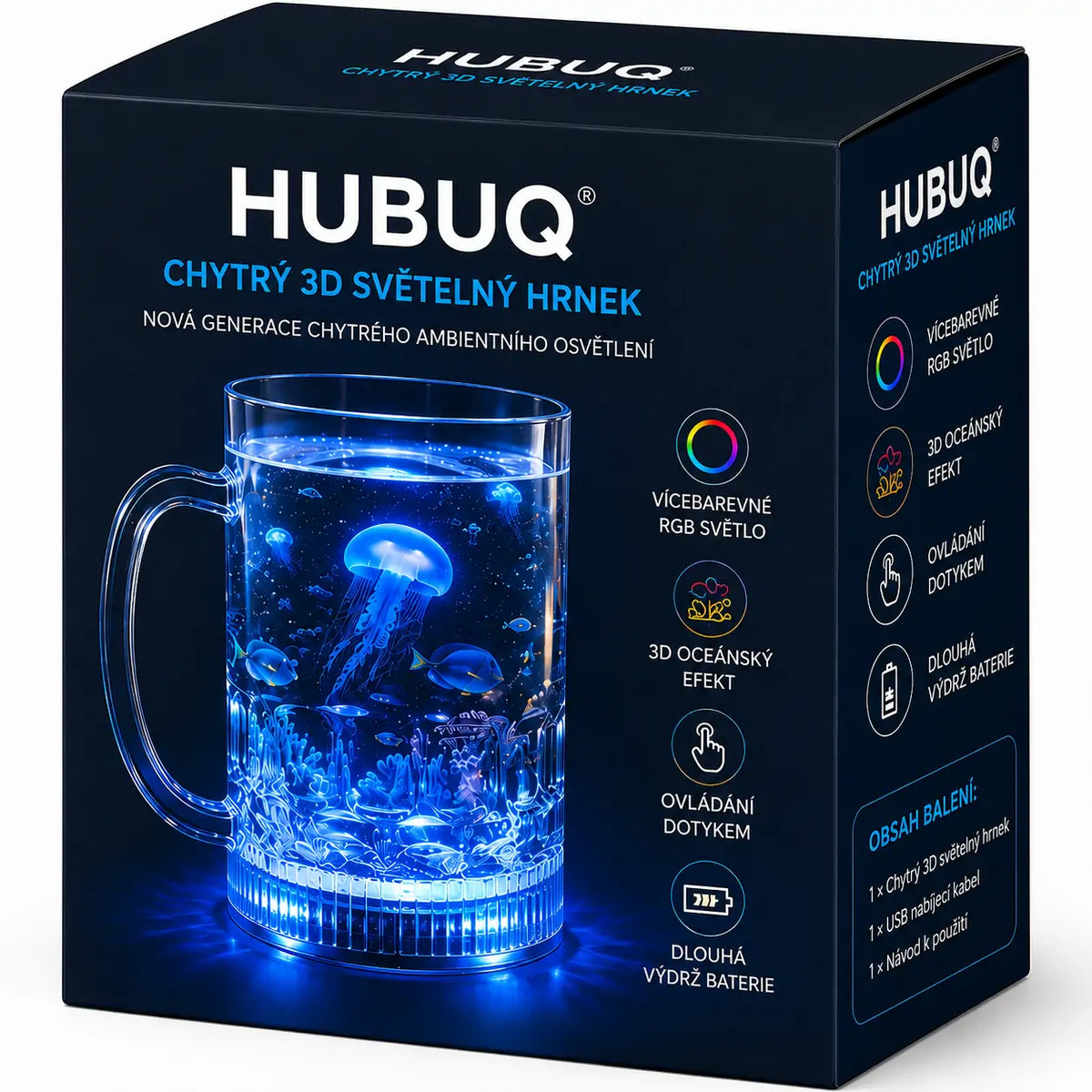 |⚡🔥 2026 Obrovská sleva 70% OFF | 🪄 HUBUQ® Inteligentní akrylový svítící hrnek
