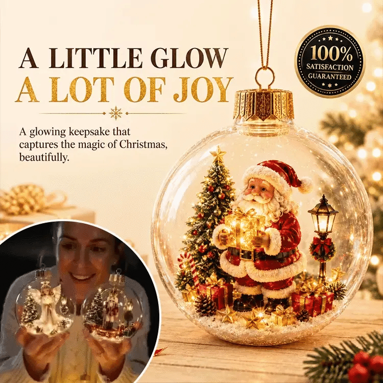 Christmas Light-Up Diorama Ornament☃️🎁