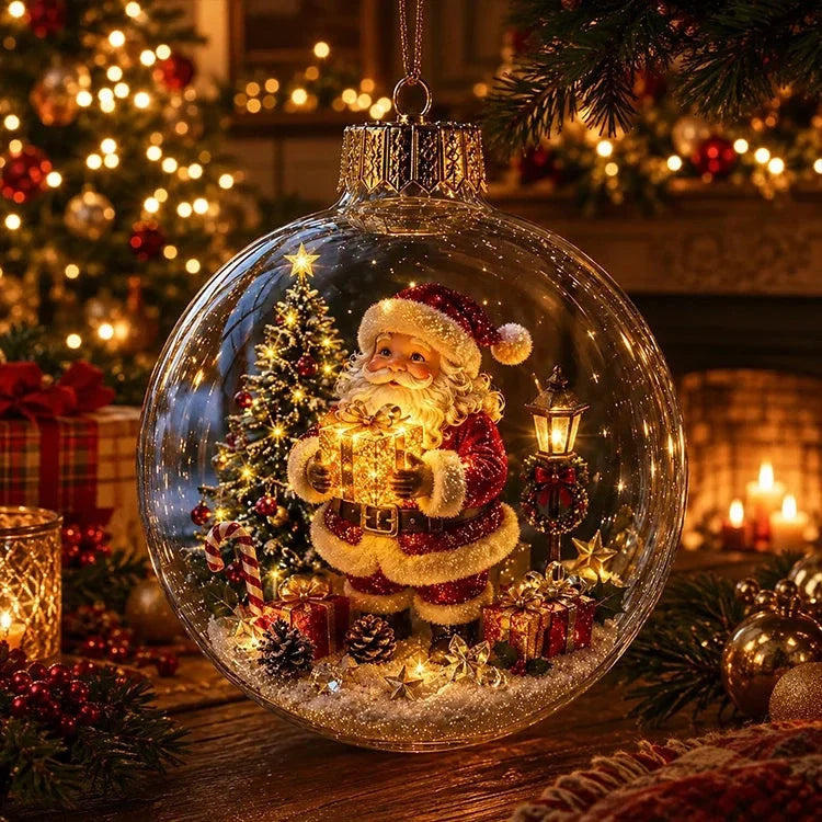 Christmas Light-Up Diorama Ornament