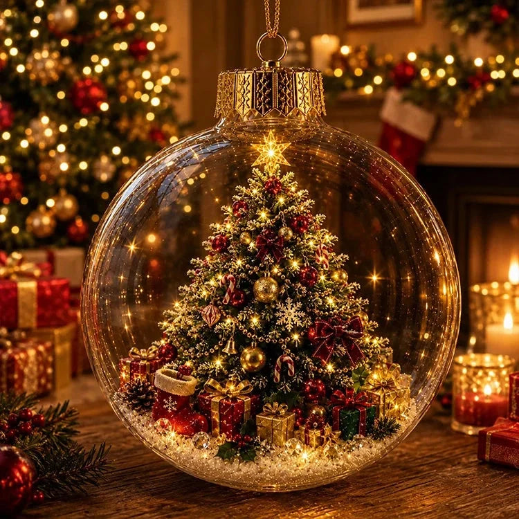 Christmas Light-Up Diorama Ornament
