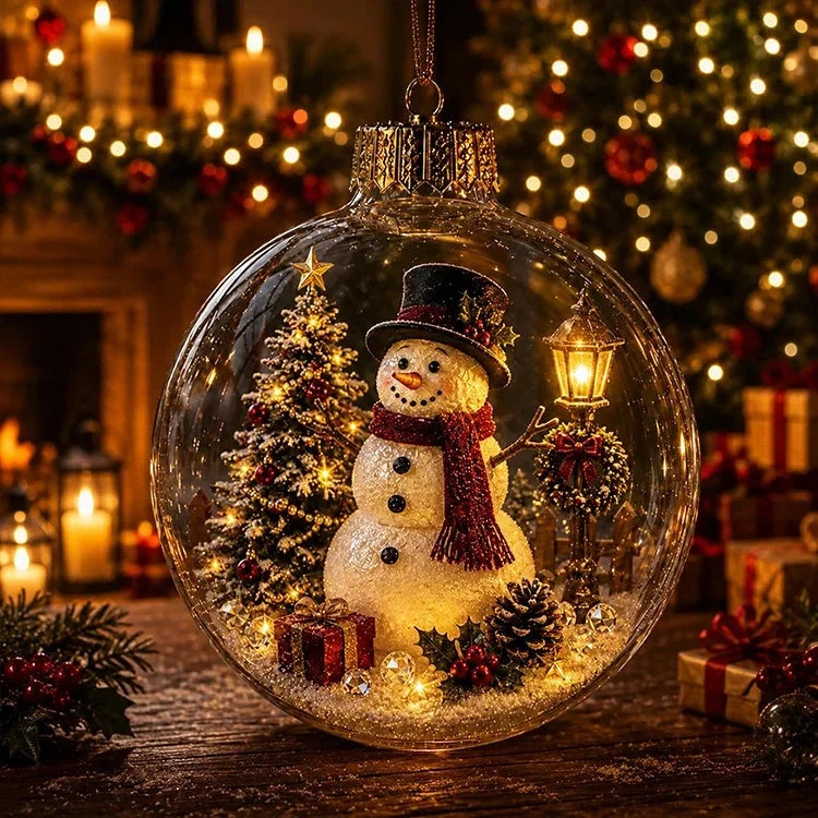 Christmas Light-Up Diorama Ornament