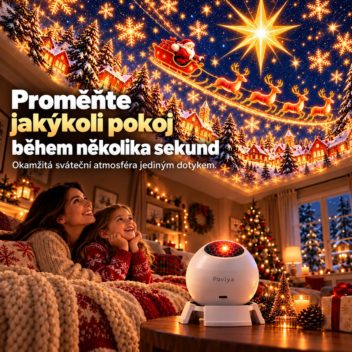 🎄 Kouzelná vánoční světla ✨ Rozsviťte sváteční kouzlo