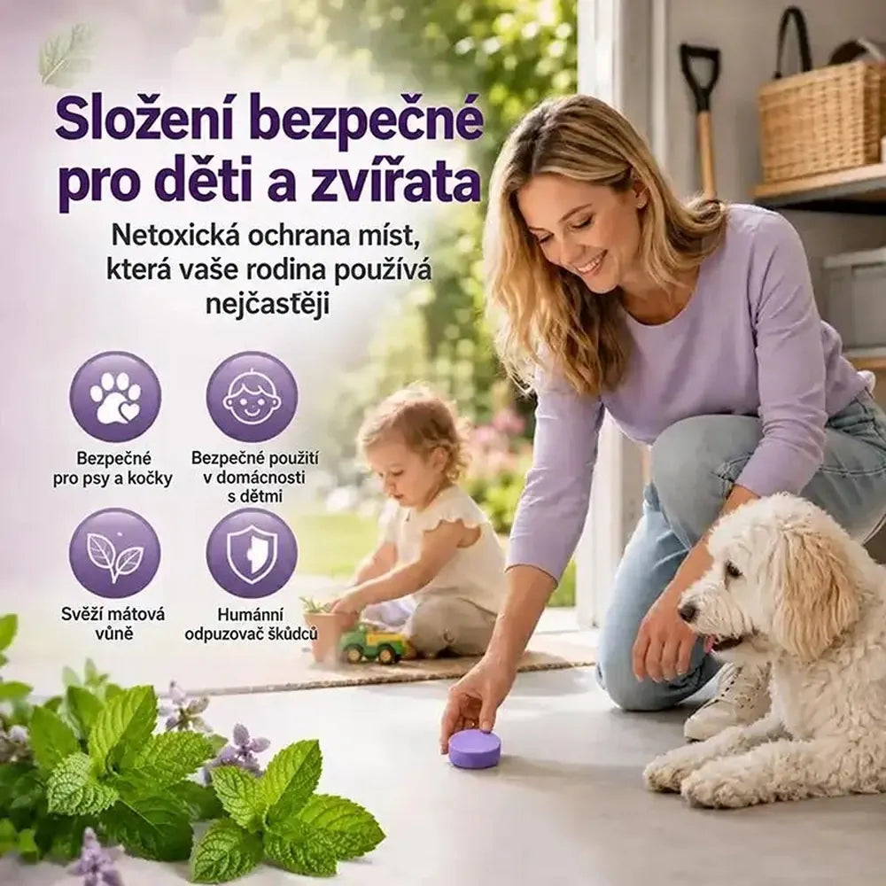 Přírodní vonné odpuzující puky proti škůdcům – ochrana proti různým škůdcům pro dům, garáž i venkovní prostory