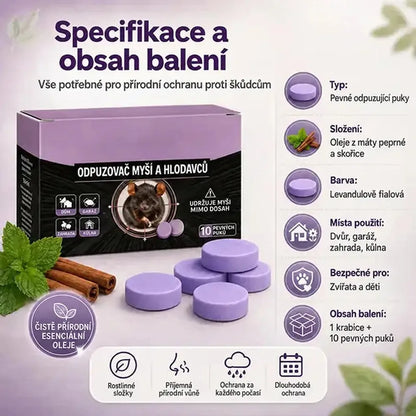 Přírodní vonné odpuzující puky proti škůdcům – ochrana proti různým škůdcům pro dům, garáž i venkovní prostory