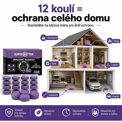 Přírodní vonné odpuzující puky proti škůdcům – ochrana proti různým škůdcům pro dům, garáž i venkovní prostory