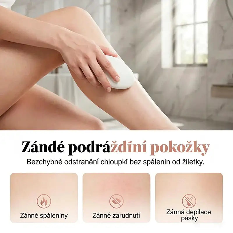 Bezbolestná krystalová depilační kostka✨💧